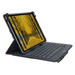 Klawiatura Bluetooth z podstawką do tabletu Logitech 920-008336 Czarny Qwerty Hiszpańska QWERTY