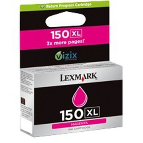 Oryginalny Wkład Atramentowy Lexmark 150XL Magenta