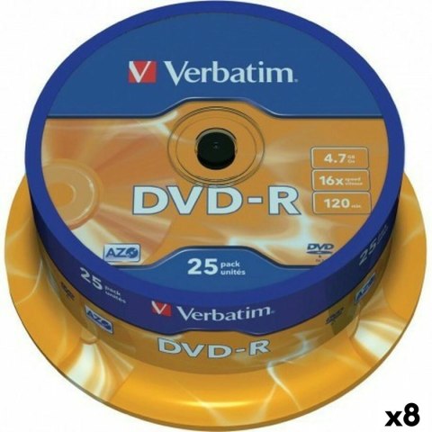 DVD-R Verbatim 4,7 GB 16x (8 Sztuk)