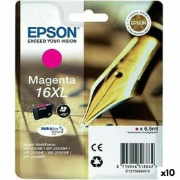 Oryginalny Wkład Atramentowy Epson DURABRITE ULTRA INK - Nº16XL Magenta (10 Sztuk)