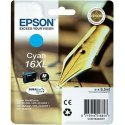 Oryginalny Wkład Atramentowy Epson DURABRITE ULTRA INK - Nº16XL Turkusowy (10 Sztuk)