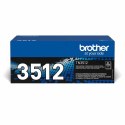 Toner Oryginalny Brother TN3512 Czarny (3 Sztuk)