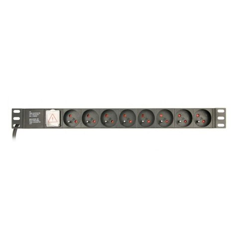 Zasilacz 19" 8 Tomas Schuko z Przełącznikiem On/Off GEMBIRD EG-PDU-014-FC14 (3 m)