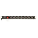 Zasilacz 19" 8 Tomas Schuko z Przełącznikiem On/Off GEMBIRD EG-PDU-014-FC14 (3 m)