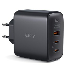 Ładowarka Ścienna Aukey PA-B6T Czarny 65 W (1 Sztuk)