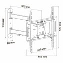 Uchwyt na TV Nox NXLITEWALLFLEX 23"-55" 30 Kg