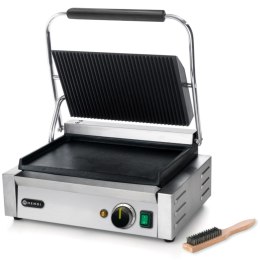 Kontakt grill kontaktowy PANINI góra ryflowana dół gładki 2200W - Hendi 263662