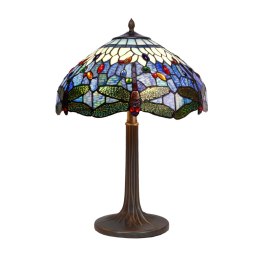 Lampa stołowa Viro Belle Epoque Niebieski Cynk 60 W 40 x 62 x 40 cm