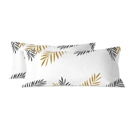 Poszewka na poduszkę HappyFriday Blanc Foliage Wielokolorowy 45 x 110 cm (2 Sztuk)