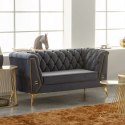 Sofa Alexandra House Living Szary 72 x 75 x 153 cm