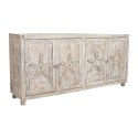 Kredens DKD Home Decor Naturalny Biały Drewno mango (193 x 40,6 x 91,4 cm)