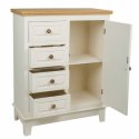 Kredens Alexandra House Living Biały Naturalny drewno sosnowe Drewno MDF 32 x 84 x 66 cm