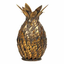 Świecznik Alexandra House Living Złoty Żelazo 15 x 26 x 15 cm Ananas