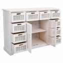 Kredens Alexandra House Living Biały Drewno paulowni Drewno MDF 33 x 78 x 113 cm