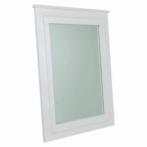 Lustro ścienne Alexandra House Living Biały Szkło Drewno świerkowe 3 x 90 x 70 cm