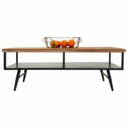 Stolik Alexandra House Living Brązowy Szary Metal Drewno mango 65 x 44 x 125 cm