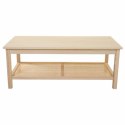 Stolik Alexandra House Living Naturalny Drewno MDF 46 x 60 x 120 cm