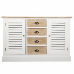 Kredens Alexandra House Living Biały Drewno paulowni Drewno MDF 40 x 80 x 124 cm