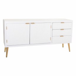 Kredens Alexandra House Living Biały Złoty Drewno MDF 42 x 71 x 145 cm