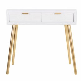 Mebel do Przedpokoju z Szufladami Alexandra House Living Złoty Drewno MDF 41 x 78 x 82 cm