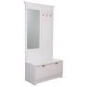 Mebel do Przedpokoju z Szufladami Alexandra House Living Złoty Drewno MDF 7 x 190 x 95 cm