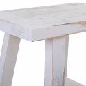 Taboret Alexandra House Living Biały Sosna 25 x 50 x 35 cm