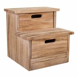 Taboret Alexandra House Living Drewno paulowni 34 x 34 x 34 cm Schody