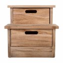 Taboret Alexandra House Living Drewno paulowni 34 x 34 x 34 cm Schody