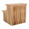 Taboret Alexandra House Living Drewno paulowni 34 x 34 x 34 cm Schody