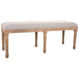 Taboret Alexandra House Living Krem Drewno kauczukowe 41 x 48 x 122 cm