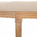 Taboret Alexandra House Living Krem Drewno kauczukowe 45 x 48 x 125 cm