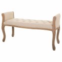 Taboret Alexandra House Living Krem Drewno kauczukowe 48 x 60 x 113 cm