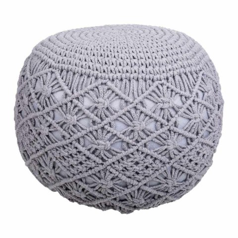 Puff Alexandra House Living Jasnoszary polistyrenu 45 x 40 x 45 cm