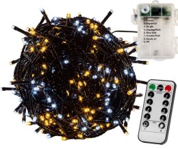 VOLTRONIC Świąteczny łańcuch 5m, 50LED, ciepła i zimna biała