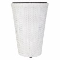 Doniczka Alexandra House Living Biały Żelazo Rattan Plastikowy 28 x 40 x 28 cm