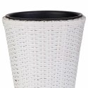 Doniczka Alexandra House Living Biały Żelazo Rattan Plastikowy 28 x 40 x 28 cm