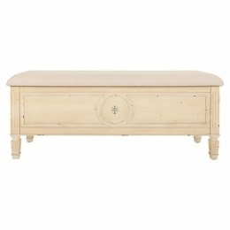 Taboret Alexandra House Living Beżowy Gąbka Drewno świerkowe 43 x 48 x 120 cm