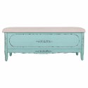 Taboret Alexandra House Living Niebieski Gąbka Drewno świerkowe Drewno MDF 43 x 48 x 120 cm