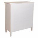 Komoda Alexandra House Living Biały Rattan Drewno świerkowe Drewno MDF 36 x 90 x 82 cm