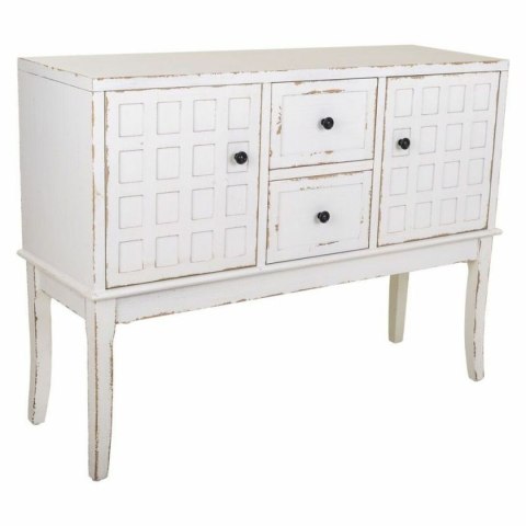 Mebel do Przedpokoju z Szufladami Alexandra House Living Biały Drewno świerkowe Drewno MDF 36 x 82 x 108 cm