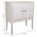 Mebel do Przedpokoju z Szufladami Alexandra House Living Biały Drewno świerkowe Drewno MDF 39 x 90 x 81 cm