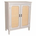 Odbiornik Alexandra House Living Biały Rattan Drewno świerkowe Drewno MDF 36 x 95 x 78 cm