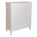 Odbiornik Alexandra House Living Biały Rattan Drewno świerkowe Drewno MDF 36 x 95 x 78 cm