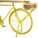 Odbiornik Alexandra House Living Bike Żółty Żelazo Drewno mango 46 x 93 x 187 cm