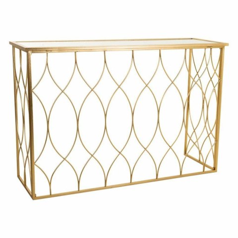 Odbiornik Alexandra House Living Złoty Metal Szkło Drewno MDF 40 x 80 x 120 cm