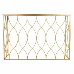 Odbiornik Alexandra House Living Złoty Metal Szkło Drewno MDF 40 x 80 x 120 cm