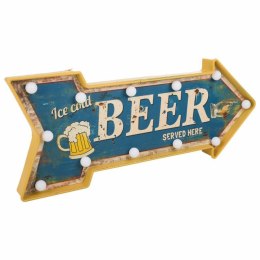 Gniazdko Ścienne Alexandra House Living Beer Niebieski Żelazo 27 x 5 x 65 cm Oświetlenie