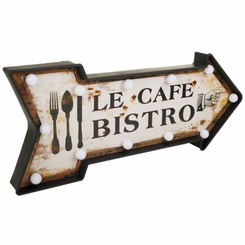 Gniazdko Ścienne Alexandra House Living Le Cafe Bistro Biały Żelazo 27 x 5 x 65 cm Oświetlenie