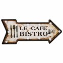 Gniazdko Ścienne Alexandra House Living Le Cafe Bistro Biały Żelazo 27 x 5 x 65 cm Oświetlenie