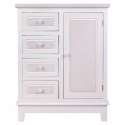 Mebel do Przedpokoju z Szufladami Alexandra House Living Biały Drewno MDF 32 x 84 x 66 cm